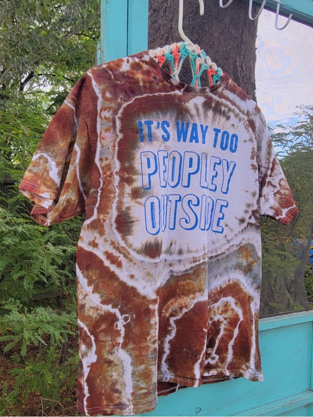 Vintage Delta Up cycled Tie Dye T-shirt